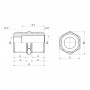 Ніпель подовжений SD Forte 1/2" SF35815L