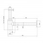 Сифон Lidz Tani 01 LDTAN01CRM29470 Chrome
