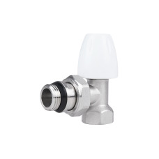 Кран радіаторний Thermo Alliance Base 1/2" ВЗ з антипротіканням кутовий SD228W15