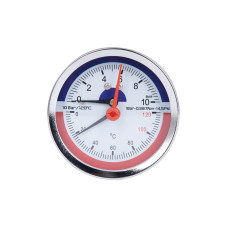 Термоманометр Thermo Alliance Standart 80 мм 1/2", заднє підключення SD17310B