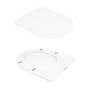 Унітаз-компакт Qtap Stork безобідковий з сідінням Soft-close QT15222178W