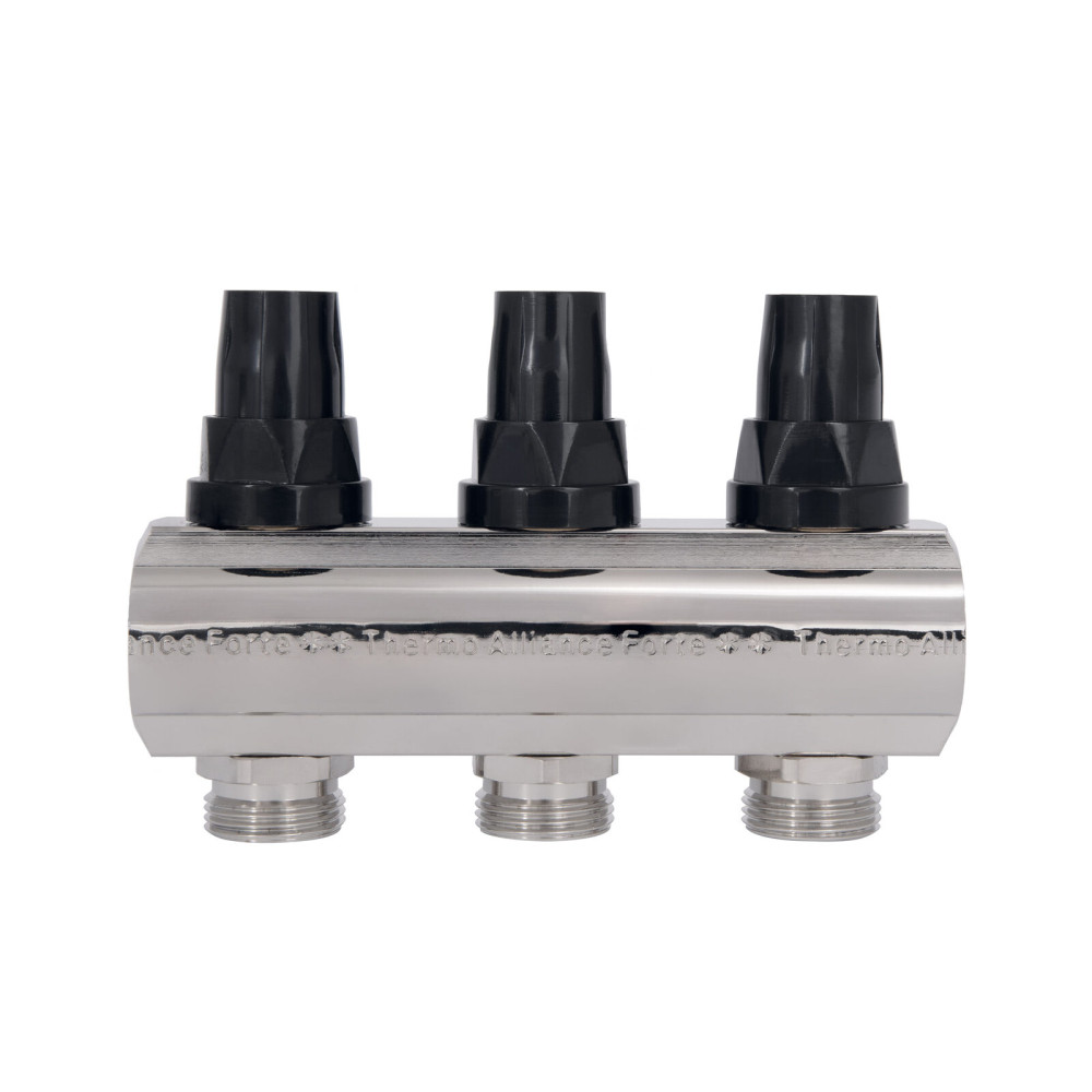 Колектор з витратомірами SD Forte 1" 3 виходи SF001W3
