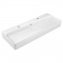Раковина Qtap Nando 1100х420х135 White з донним клапаном QT1211K428W