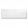 Раковина Qtap Nando 1100х420х135 White з донним клапаном QT1211K428W