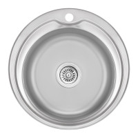 Кухонна мийка Lidz 510-D 0,8 мм Micro Decor (LIDZ510DEC)