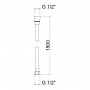 Шланг Lidz Niagara 09 1,5 м LDNIA09CRM35458 Chrome