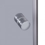 Lidz 4мм скляні двері тоновані Gray ŁATWA SC90x90.HIGH.GR