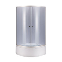Lidz 4мм скляні двері тоновані Gray ŁATWA SC90x90.HIGH.GR