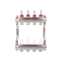 Колектор з витратомірами Thermo Alliance Standart 1" 4 виходи SD0044