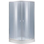 Lidz 4мм скляні двері тоновані Gray ŁATWA SC80x80.LOW.GR