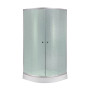 Lidz 4мм фіксоване скло матове Frost ŁATWA SC90x90.LOW.FR