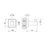 Гачок Qtap Crow QTHCK1101103C Chrome (Háček)