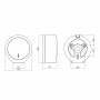 Тримач для туалетного паперу Qtap Pohodli 270 мм QTDP100WP White (Pobut)
