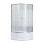 Lidz 4мм скляні двері з малюнком Linie WIEŻA SC90x90.HIGH.L