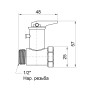 Зворотний клапан Thermo Alliance Standart 1/2" SD24315R