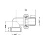 Згін-американка Thermo Alliance Base 1/2"ВЗ кутова, нікель SD191W15