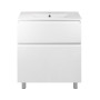 Комплект Qtap Albatross 710х825х460 White тумба підлогова + раковина урізна QT0171TN700D3070CW