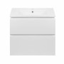 Комплект Qtap Albatross 710х725х460 White тумба підвісна + раковина урізна QT0172TP700D3070CW