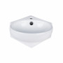 Раковина Qtap Leo 390x365x130 White з донним клапаном QT11115010W