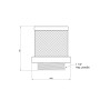 Сітка зворотного клапана Thermo Alliance Standart 1" 1/2 SD245W40