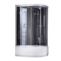 Lidz 4мм скляні двері тоновані Gray TANI SBM120x80L.HIGH.GR