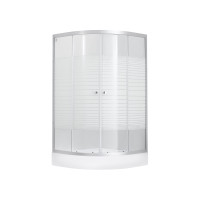 Lidz 4мм фіксоване скло з малюнком Linie WIEŻA SC80x80.LOW.L