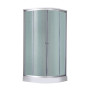 Lidz 4мм фіксоване скло матове Frost TANI SB90x90.LOW.FR