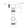 Кран приладовий кульовий Thermo Alliance Standart 1/2"х3/4"х1/2" ЗЗВ SD186W152015