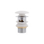 Донний клапан для раковини Qtap PU02 70х70х227.5 White