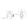Кран кульовий "Американка" Thermo Alliance Base прямий 1/2" ВЗ SD221W15