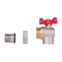 Кран кульовий "Американка" Thermo Alliance Standart кутовий 3/4" ВЗ SD222W20