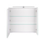 Дзеркальна шафа підвісна Qtap Albatross 800х700х145 White з LED-підсвічуванням QT0177ZP800LW