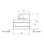 Кран кульовий Thermo Alliance Standart "Mini" 1/2" ВР SD187W15