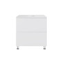 Тумба підлогова Qtap Tern 600х616х469 White зі стільницею QT1780TNL601W