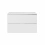 Тумба підвісна Qtap Tern 700х476х469 White зі стільницею QT1779TPL701W