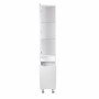 Пенал підлоговий Qtap Scorpio 350х1900х300 White з кошиком для білизни QT1475PN1901KRW