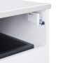 Комплект Qtap Virgo 600х580х437 White/Whitish oak тумба підвісна + раковина урізна QT1872TPА6013060CW