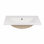 Комплект Qtap Virgo 600х580х437 White/Whitish oak тумба підвісна + раковина урізна QT1872TPА6013060CW