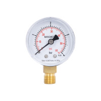 Манометр Thermo Alliance Standart 50 мм 1/4", нижнє підмикання SD1704B