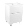 Комплект Qtap Scorpio 605х825х460 White тумба підлогова + раковина урізна QT1471TNВ6013060CW