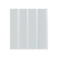 Штора на ванну Qtap Gemini WHI401214RP6 скло Pear 6 мм, 120x140 см