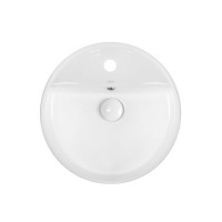 Раковина-чаша Qtap Swan 420х420х145 White з донним клапаном QT1611A051TW