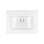 Комплект Qtap Tern 600х725х437 Matt black тумба підлогова + раковина урізна QT1771TNL6023060CMB