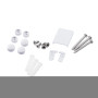 Штора на ванну Qtap Gemini WHI401214RP4 скло Pear 4 мм, 120x140 см