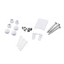 Штора на ванну Qtap Gemini WHI401314RP4 скло Pear 6 мм, 130x140 см