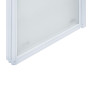 Штора на ванну Qtap Gemini WHI401314RP4 скло Pear 6 мм, 130x140 см