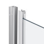 Набір Qtap душова кабіна Taurus CRM1011SC6 Clear 100х100 см + піддон Tern 301112