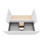 Тумба підвісна Qtap Robin 800х580х437 White/Whitish oak QT1374TPВ8001WWO