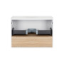 Тумба підвісна Qtap Robin 600х476х470 White/Whitish oak зі стільницею QT1379TPН6001WWO
