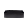 Раковина-чаша Qtap Tern 500х350х145 Matt black з донним клапаном QT1711A055MB